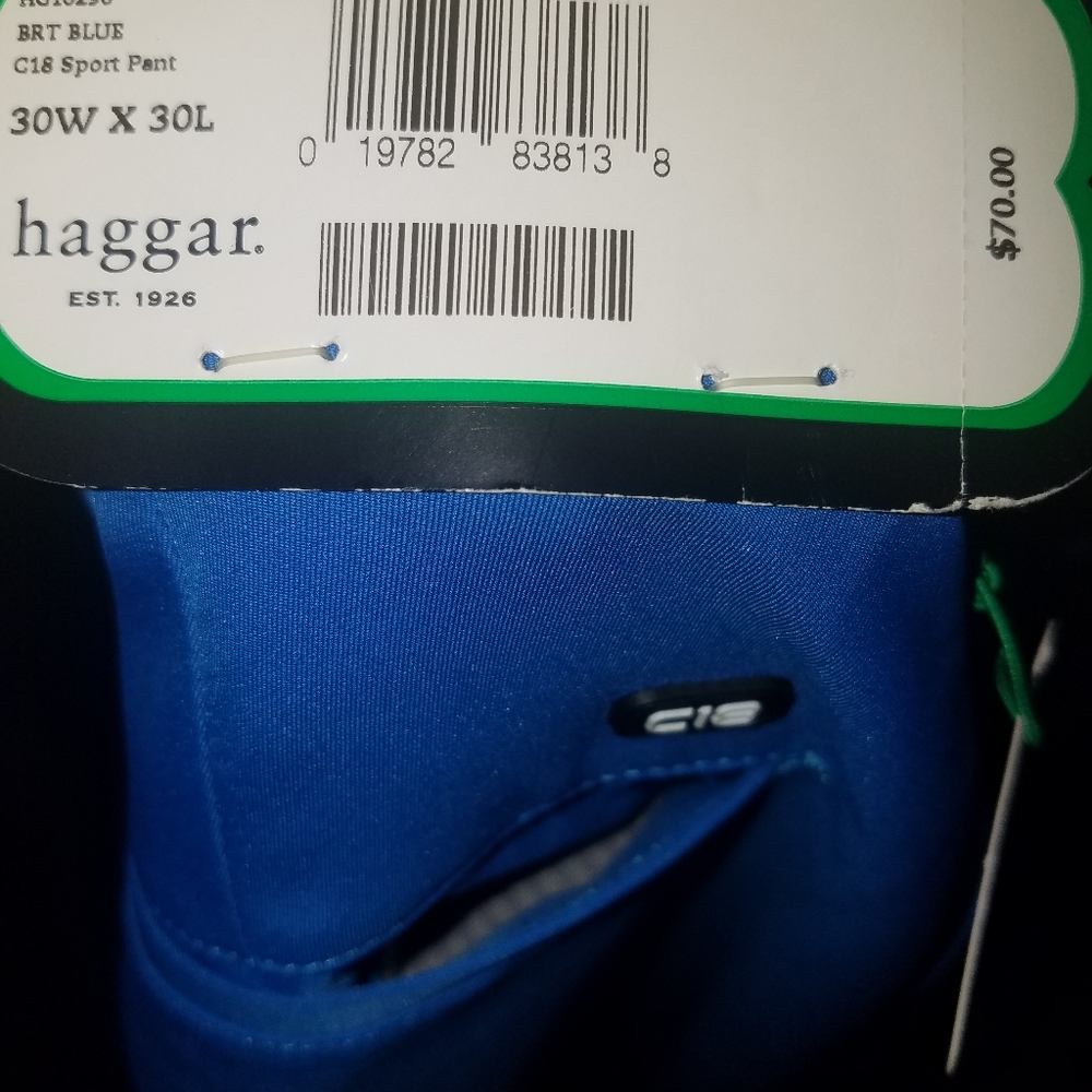 Haggar men's flat front pants 30x30 - Picture 4 of 5